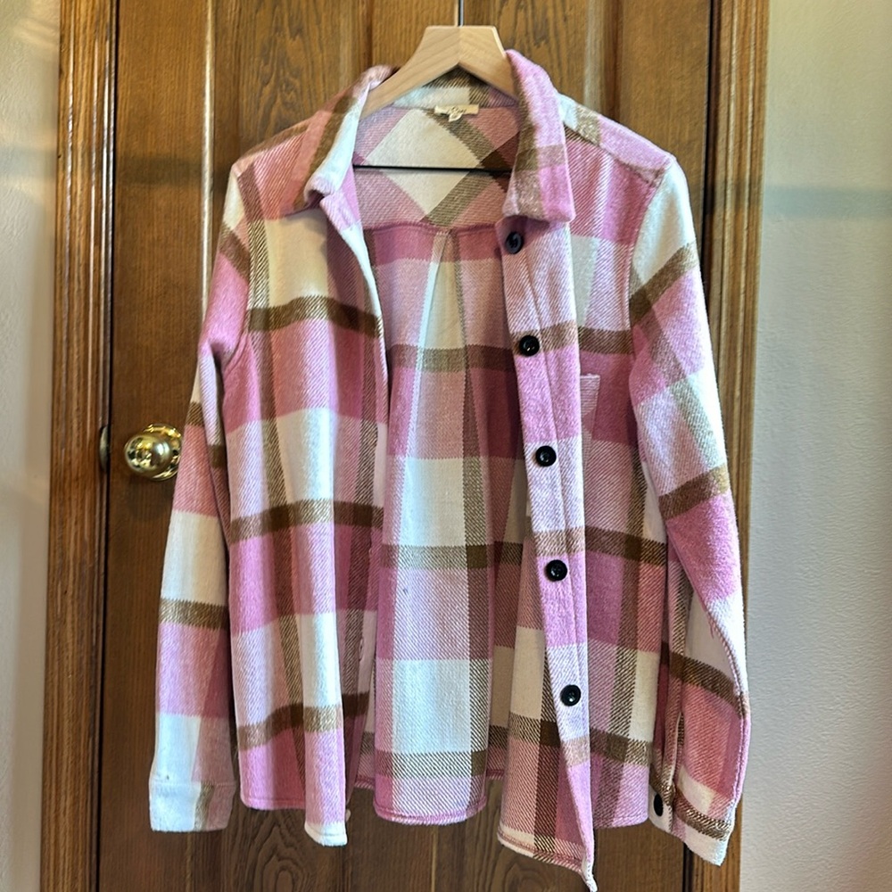 Pink Plaid Jacket